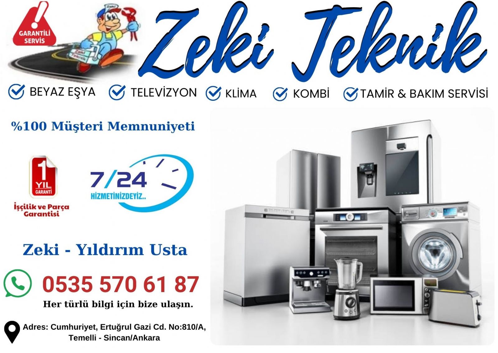 Temelli Beko Servisi
